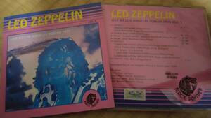 LED ZEPPELIN 　LIVE AT LOS ANGELS FORUM 　1970　 VOL,1　 レッド・ツェッペリン