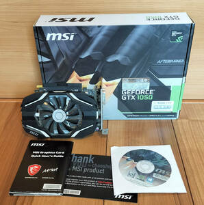 【動作確認済】MSI GeForce GTX1050 2GB　OC DDR5 DVI HDMI DP PCI-Express グラフィックボード