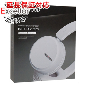 KENWOOD製 ワイヤレスステレオヘッドホン KH-KZ30-W ホワイト [管理:1100055741]