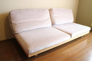 ★☆MasterWal DANISH SOFA 3シーター 180cm 3P マスターウォール ソファ オーク 無垢材 ファブリック　ローソファ 北欧モダン 3人掛け 2.5