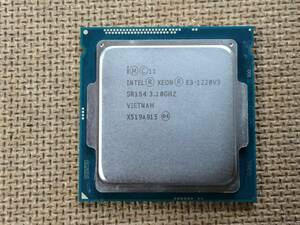 A9019)Intel Xeon E3-1220 V3 3.10GHz SR154 LGA1150 中古