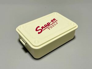 スナップオン　Snap-on スチールボックス　メタルボックス　小物入れ　収納　アイボリー　新品