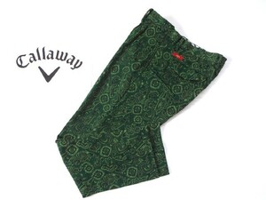 ★超美品★Callaway RED LABEL キャロウェイ レッドレーベル / w82-84㎝ ペーズリー柄 ストレッチパン / サイズＬ