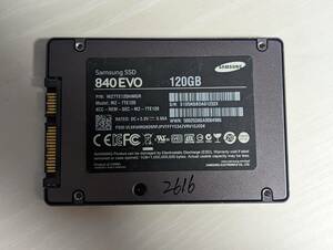 SAMSUNG SSD120GB【動作確認済み】2616　