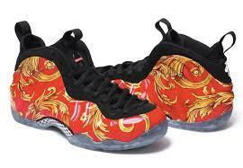 国内正規 SUPREME原宿購入 NIKE AIR FOAMPOSITE 1 SUPREME SP RED 赤 28.5cm 新品 フォームポジット シュプリーム 