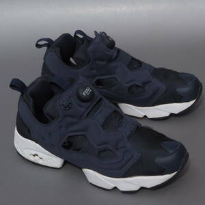 美品!! 27,5cm16年製 Reebok INSTAPUMPFURY OG リーボック インスタ ポンプフューリー 紺 バレスティックナイロン