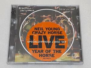 NEIL YOUNG CRAZY HORSE/YEAR OF THE HORSE 輸入盤2CD カナダ ROCK 97年作