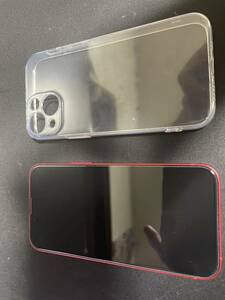 [送料無料]美品 iPhone 13mini 128GB （PRODUCT）RED SIMフリー ケース付き