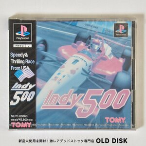 【貴重な新品未開封】Playstation PS1 インディ500 やや色褪せ デッドストック