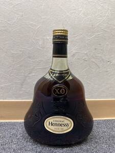 【EKA-8663OH】１円～ Hennessy X.O 750ml 金キャップ グリーンボトル 40％ 未開栓 長期保管品 古酒洋酒 ブランデー COGNAC コニャック