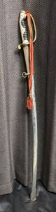 旧日本軍　儀礼刀　指揮刀　軍刀　佐官刀緒　一環吊り　模造刀 サーベル