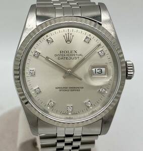 ROLEX DATEJUST ロレックス デイトジャスト 16234G 自動巻き メンズ 腕時計 E番 シルバー文字盤 店舗受取可