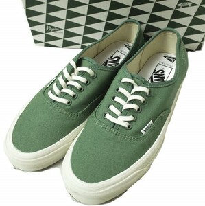 VANS x Pilgrim Surf+Supply バンズ ピルグリム サーフ+サプライ 別注 AUTHENTIC LX オーセンティック US9(27cm) GREEN/MARSHMALLOW g12941