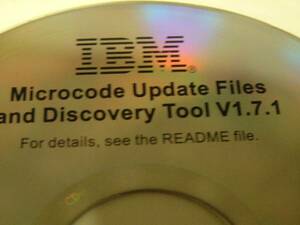 送料最安 120円：CD-ROM　IBM Microcode Update Files and Discovery Tool V1.7.1