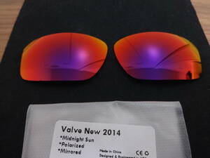 ★オークリー バルブ　VALVE NEW 2014 OO9236用 カスタム偏光 レンズ MIDNIGHT SUN Color Polarized 新品 