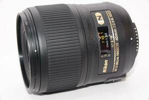 【外観特上級】Nikon 単焦点マイクロレンズ AF-S Micro 60mm f/2.8G ED フルサイズ対応　#m7673