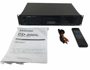 HY2139F TASCAM CDプレーヤー 業務用 iPodドック搭載 CD-200iL