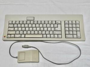 Apple 純正ADBキーボード & 純正ワンボタンのマウス　レア貴重品