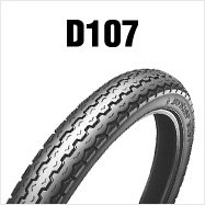 ■【AZ】ダンロップ D107 2.50-17 38L 4PR 後タイヤ 新品 格安送料a