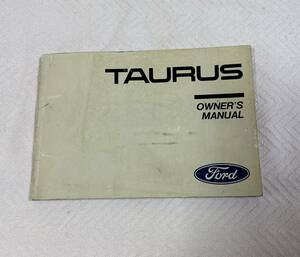 FORD トーラス 取扱説明書 TAURUS