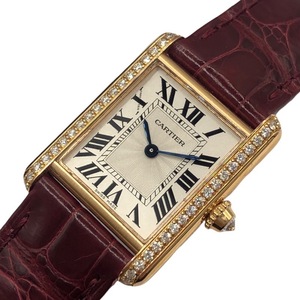 カルティエ Cartier タンク ルイ カルティエ WJTA0010 K18PG 腕時計 レディース 中古