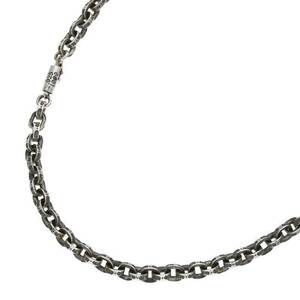 クロムハーツ Chrome Hearts PAPER CHAIN 18/ペーパーチェーン18inch サイズ:18inch シルバーネックレス 中古 SS07