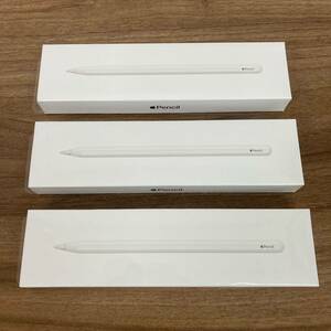 【7765】未開封 未使用 Apple Pencil アップルペンシル 3本 セット 第2世代 MU8F2J/A A2051 純正 周辺機器 アクセサリー