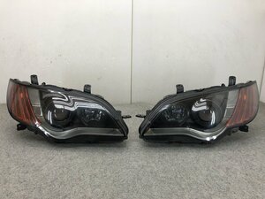 レガシィＢＰ５　ＢＬ５後期純正　インナーマットブラック塗装インナーレンズキャンディオレンジペイント　ヘッドライト　T9596