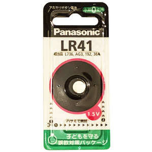 パナソニック　Panasonic LR41 コイン型電池 [1本 /リチウム][LR41] 【相当品 L736 AG3 192 36A 】