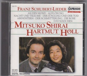 ★CD Schubertシューベルト Ausgewahlte Lieder nach Verschiedenen Dichtern *Mitsuko Shirai白井光子.ハルトムート・ヘル/西独盤