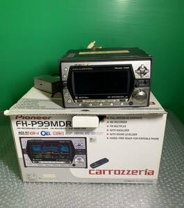 Carrozzeria 2DINデッキ FH-P99MDR カロッツェリア パイオニア Pioneer カーオーディオ CD MD デッキ 
