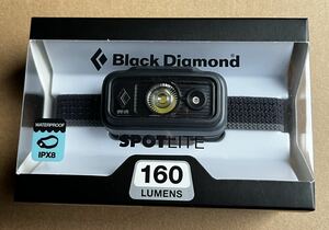 ★新品 ブラックダイヤモンド スポットライト 160 ルーメン ヘッドライト SPOT IPX８ 防水 Black Diamond 登山 トレラン トレイルラン LED