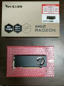 玄人志向　グラフィックボード　AMD RD-RX550-E4GB/LP（１回試使用のみ・送料込）