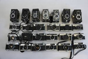 レンジファインダー フィルムカメラ 二眼レフ MAMIYA ALPEN YASHICA KONICA RICOH Canon OLYMPUS まとめ 大量 いろいろ 複数 A