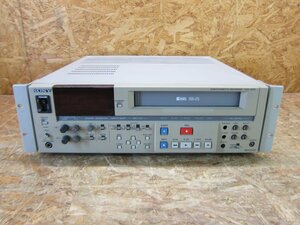 ◎通電確認済み SONY SVO-5800 ビデオカセットレコーダー S-VHS 業務用デッキ ジャンク パーツ取りに！◎V-602