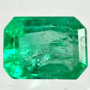 ●天然エメラルド0.419ct●a約5.2×3.9mmソーティング付 ルース 裸石 宝石 ジュエリーjewerly emerald DA0 テDC0