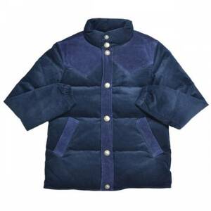 新品 RonHerman ロンハーマン CORDUROY DOWN JKT コンチョ釦 コーデュロイダウンジャケット ネイビー R2A-181963