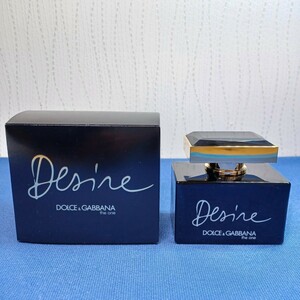 ◆DOLCE & GABBANA the one Desire◆ドルチェ & ガッバーナ ザ ワン デザイア◆75ml◆オードパルファム◆スプレータイプ◆未使用品