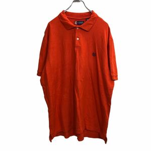 CHAPS 半袖 ポロシャツ XLサイズ チャップス オレンジ 古着卸 アメリカ仕入 t2207-3526