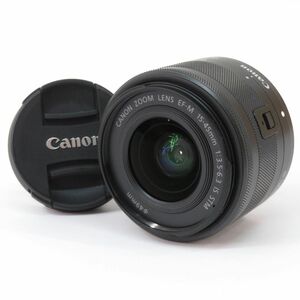 105s Canon キヤノン EF-M 15-45mm F3.5-6.3 IS STM グラファイト ※中古