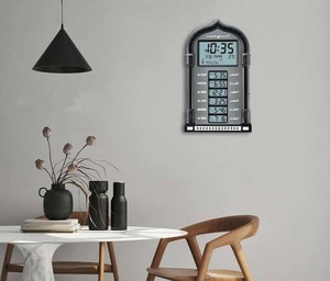 イスラム教のアザン時計 ※祈りの時計※Muslim Azan Clock LCD