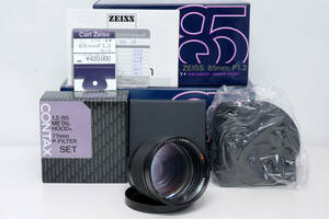 極上品♪CONTAX/コンタックス Carl Zeiss Planar 85mm F1.2 T*★60周年記念限定モデル