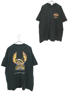 古着 HARLEY DAVIDSON T 「Mexico」 シールド イーグル シャツ XL 古着