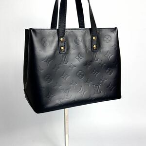 1円 極美品 LOUIS VUITTON ルイヴィトン ヴェルニ リードPM ハンドバッグ トートバッグ ブラック ヒューストン モノグラム 1c3