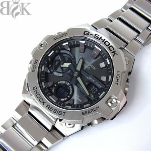 カシオ G-SHOCK G-STEEL GST-B400D-1AJF メンズ ソーラー 腕時計 ワールドタイム Bluetooth カーボンコアガード SS CASIO 稼動品 ∞