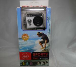 新品 アクションカメラ スポーツカメラ オプションパーツ付き 30メートル防水 140度広角レンズ HD 1080P 2インチスクリーン 白