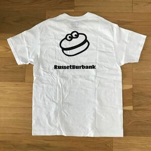 1円スタート！送料込み！Lサイズ！Russet Burbank ラセット バーバンク RBBurger Tee ロゴ バーガー Tシャツ Burger T-shirt Whiteホワイト