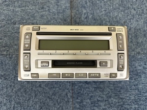 北海道発！！トヨタ MCT-W55 AM FM CD MD デッキ 08600-00G70 動作確認済み 売切！！
