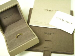 ★とちぎ屋！【ＣＨＡＵＭＥＴ】エンターナル ドゥ ショーメ マリッジリング ７５０ＹＧ＆ダイヤモンド ショーメブティック購入品★