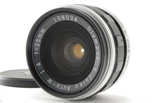 [S品] OLYMPUS E.Zuiko Auto-W 25mm F4＊PEN F FT＊11146